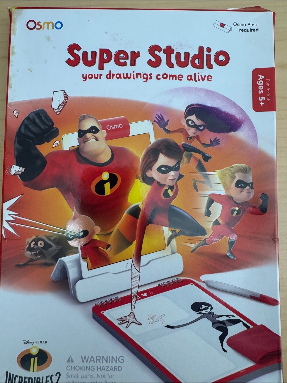 Osmo Super Studio Kids Drawing Toy - Red